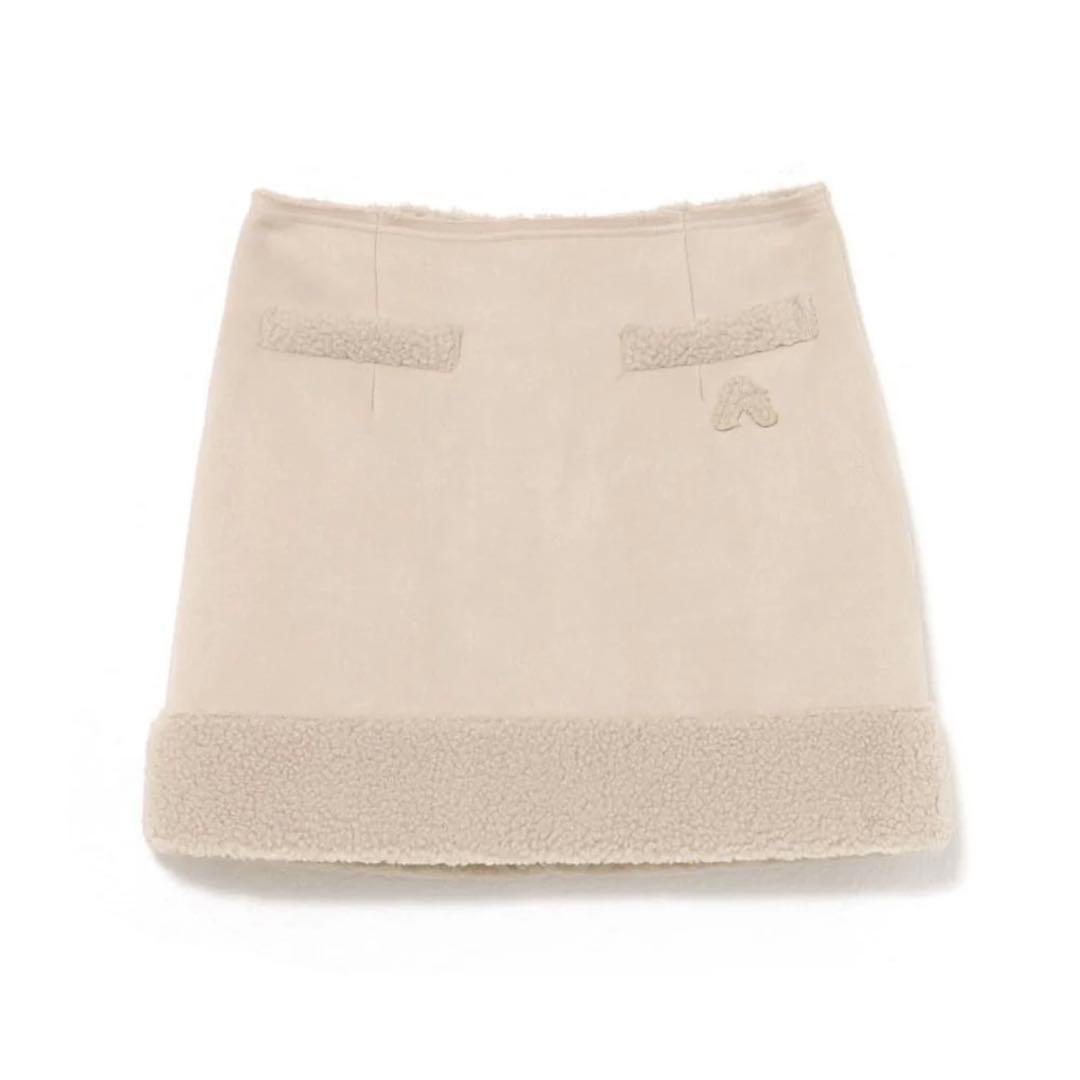 ANDMARY Gigi mouton skirt ムートン スカート