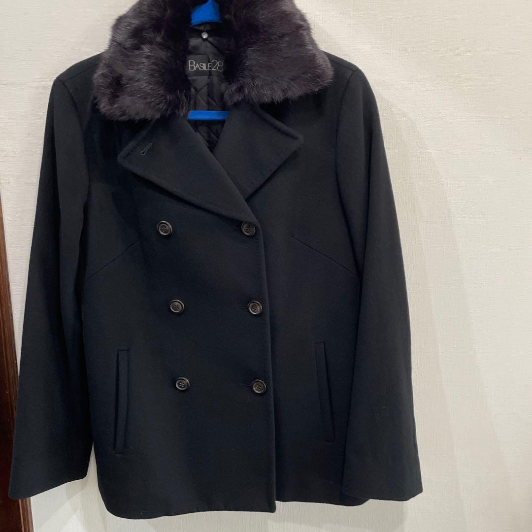 BASHE28 カシミヤ100ピーコート