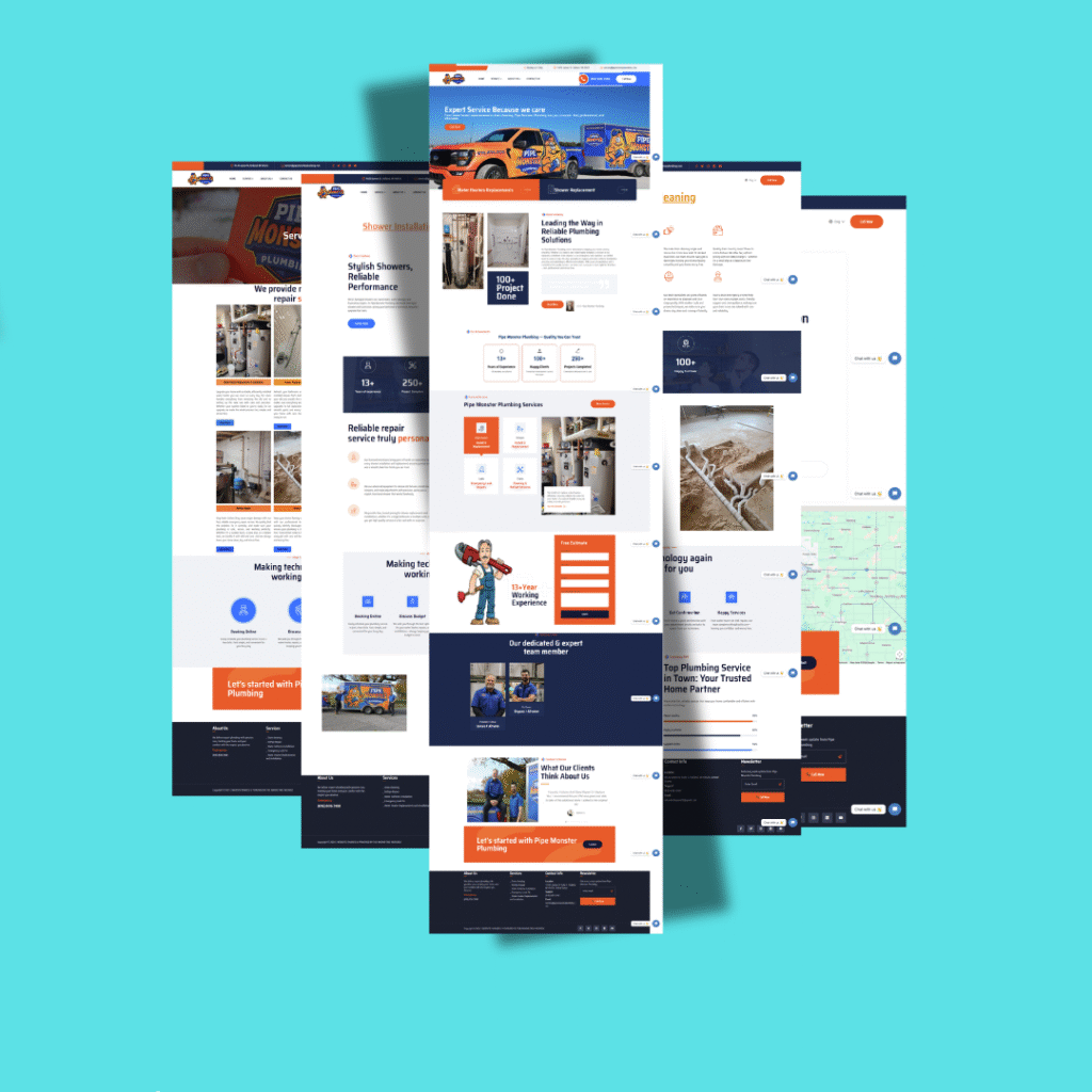 Digital marketing services portfolio showcasing successful projects and client results.